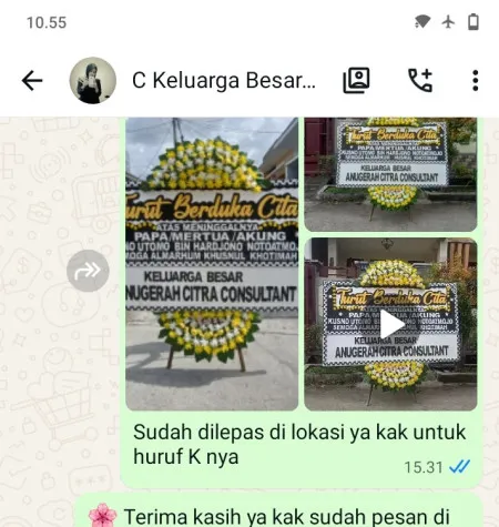 Pengiriman Papan Bunga Duka Cilamaya Kulon